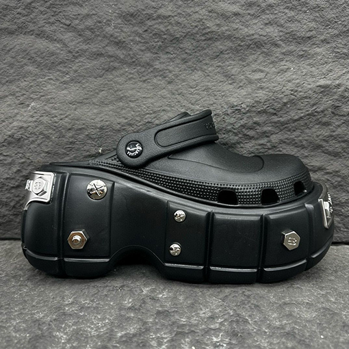 バレンシアガコピー Balenciaga x Crocs  ハードクロックスミュラースリッパサンダル
