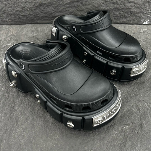 バレンシアガコピー Balenciaga x Crocs  ハードクロックスミュラースリッパサンダル