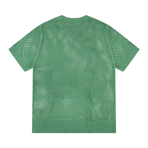フェンディ クルーネックプルオーバーニット半袖Tシャツ