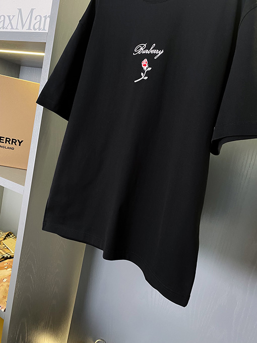 バーバリーコピー ローズコットン半袖Tシャツ