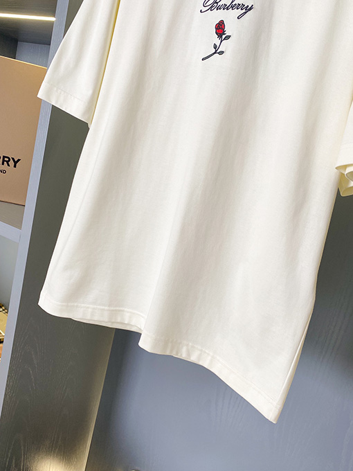 バーバリーコピー ローズコットン半袖Tシャツ
