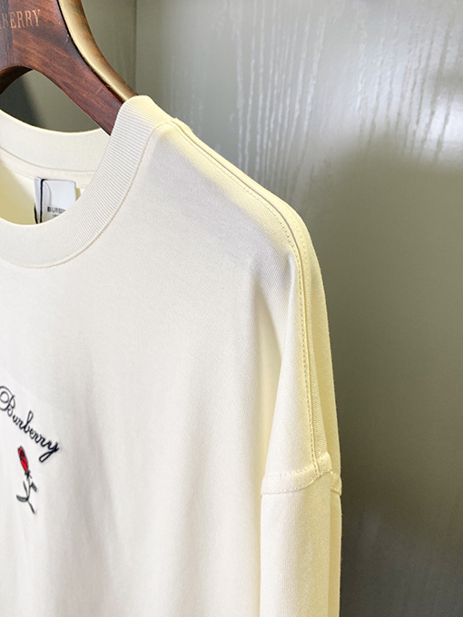 バーバリーコピー ローズコットン半袖Tシャツ