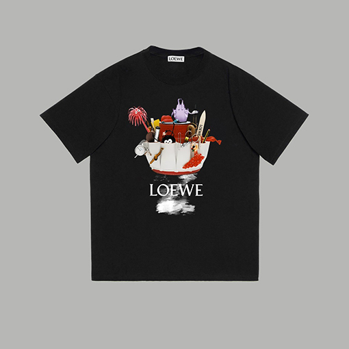 ロエベ   キッズシリーズプリント半袖Tシャツ