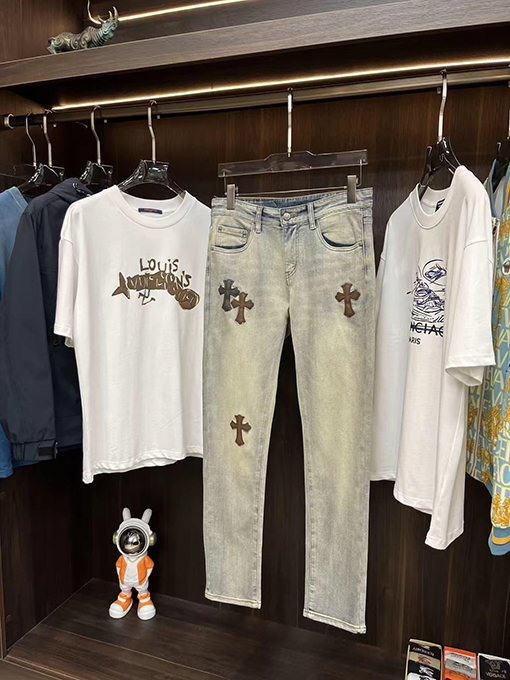クロムハーツスーパーコピー 小さなストレートジーンズ