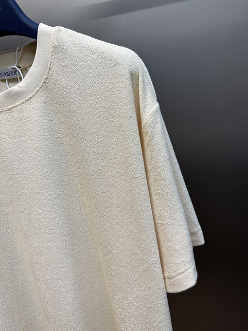 バーバリー タオル布ファッション半袖Tシャツ