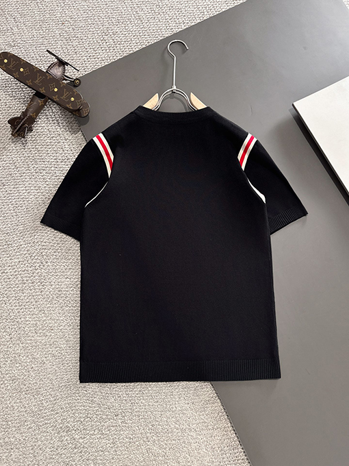 モンクレール ラペル半袖Tシャツ