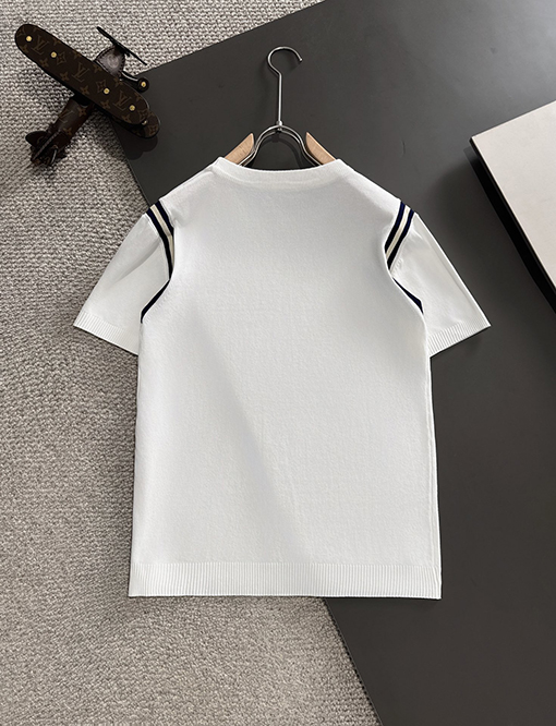 モンクレール   ラペル半袖Tシャツ