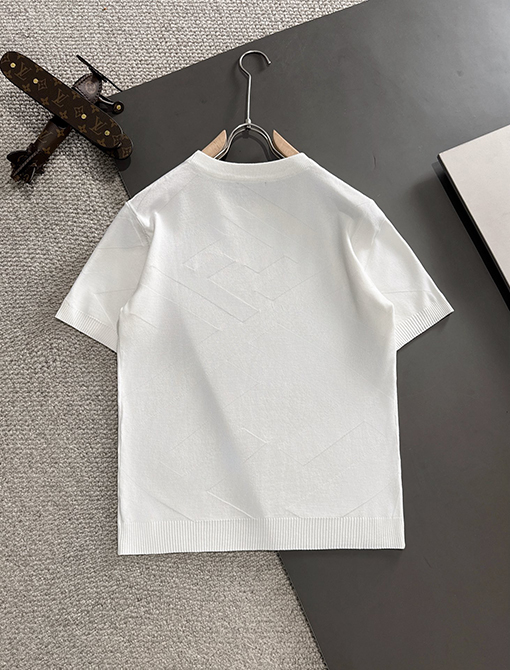 フェンディスーパーコピー   ラペル半袖Tシャツ