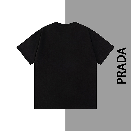 プラダコピー ファッションクルーネック半袖Tシャツ