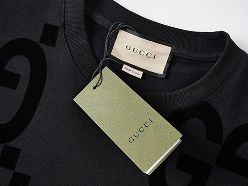 グッチ   ニットプリント半袖Tシャツ