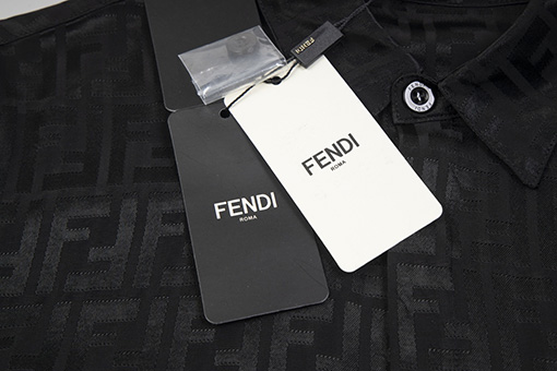フェンディ   シルクジャカードシャツ