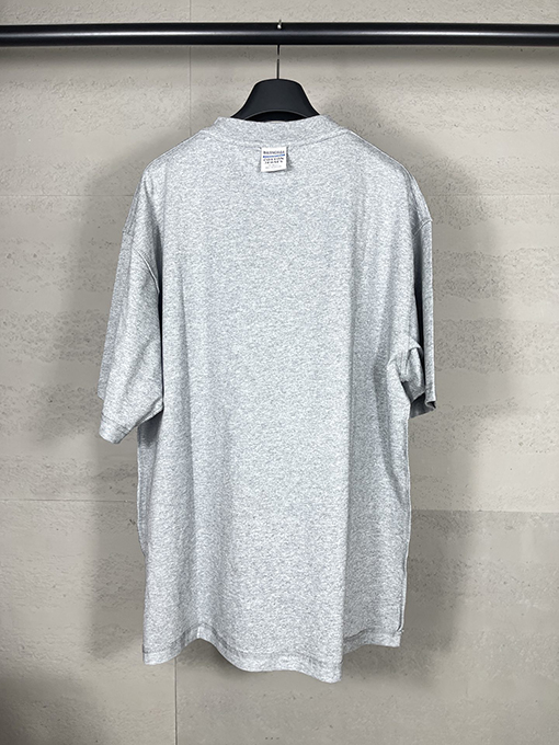 バレンシアガコピー   ロゴ刺繍半袖Tシャツ