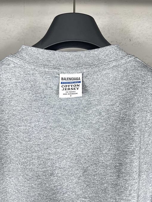 バレンシアガコピー   ロゴ刺繍半袖Tシャツ