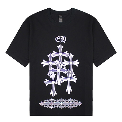 クロムハーツ  クロスプリント半袖Tシャツ