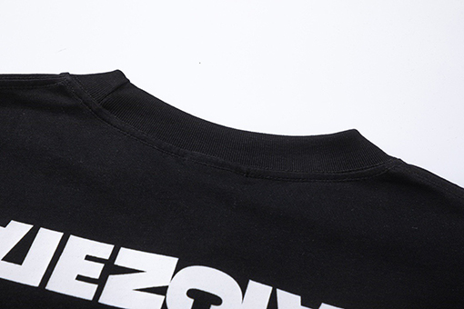バレンシアガスーパーコピー ロゴ刺繍ラウンドネック半袖Tシャツ