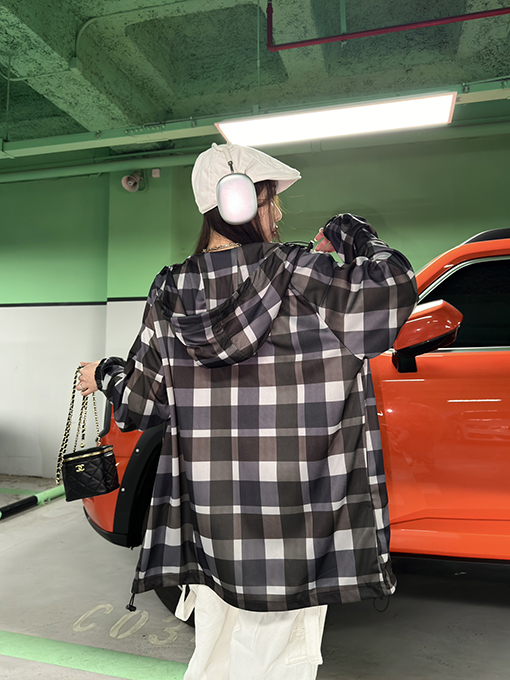 バーバリー 格子の日焼け止め服