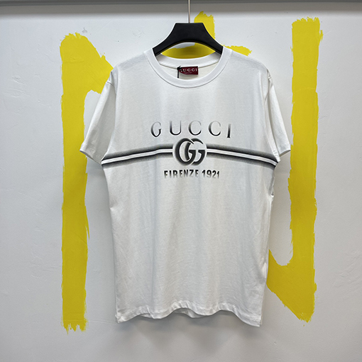 グッチ プリントニット半袖Tシャツ