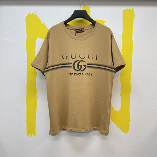 グッチ プリントニット半袖Tシャツ