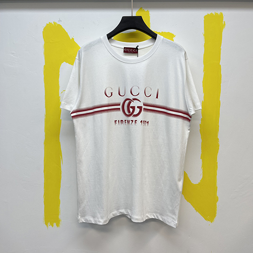 グッチ プリントニット半袖Tシャツ