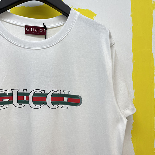 グッチスーパーコピー    プリントニット半袖Tシャツ