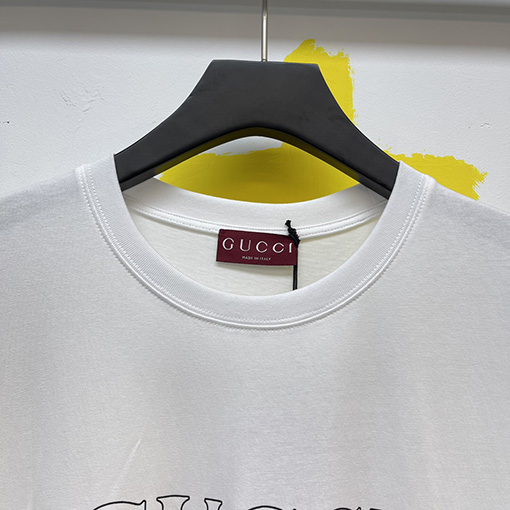 グッチスーパーコピー    プリントニット半袖Tシャツ
