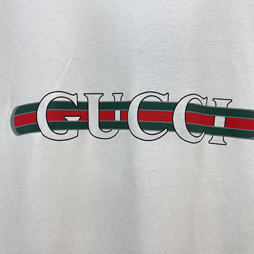 グッチスーパーコピー    プリントニット半袖Tシャツ