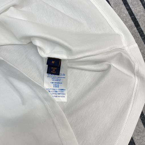 ルイヴィトン    巻き貝プリント半袖Tシャツ