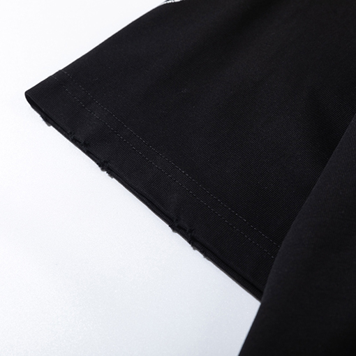 バレンシアガ 炎の文字プリント半袖Tシャツ