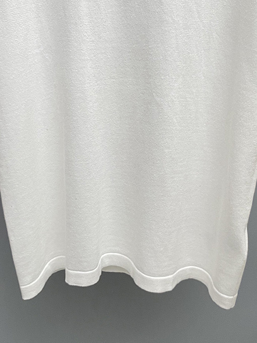 ルイヴィトン  ロゴ編み半袖Tシャツ
