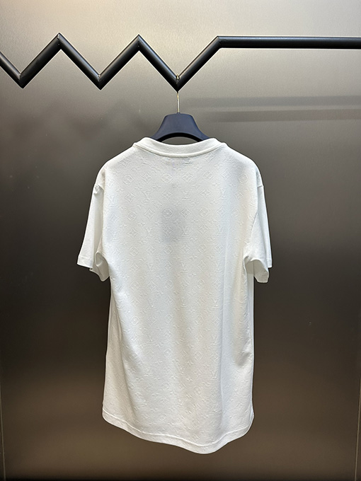 ルイヴィトン  ポケットストライプジャカード半袖Tシャツ