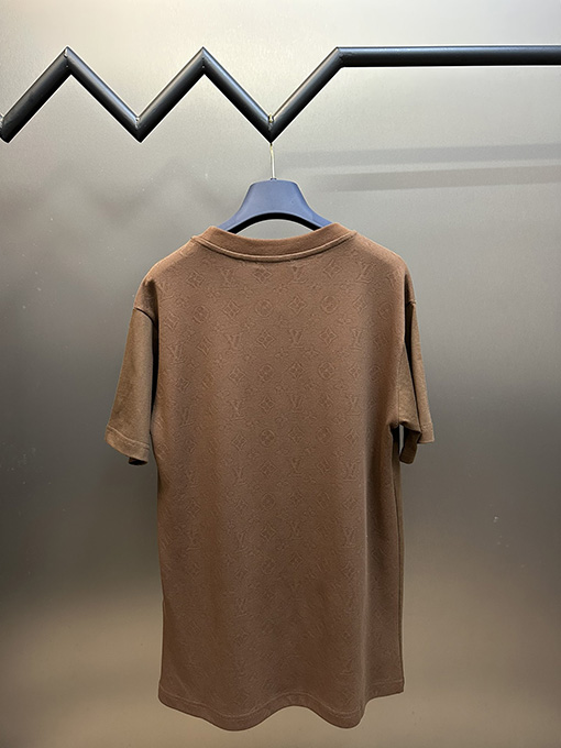 ルイヴィトン  ポケットストライプジャカード半袖Tシャツ