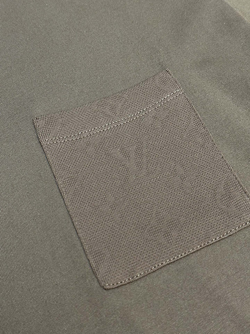 ルイヴィトン  ポケットストライプジャカード半袖Tシャツ
