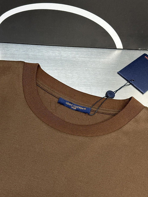 ルイヴィトン  ポケットストライプジャカード半袖Tシャツ