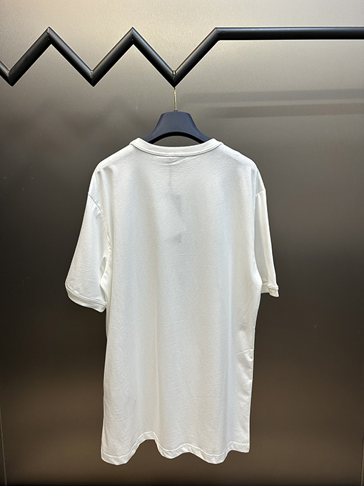 ディオール ファッションパッチ刺繍半袖Tシャツ
