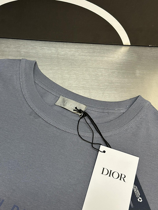 ディオール ファッションパッチ刺繍半袖Tシャツ