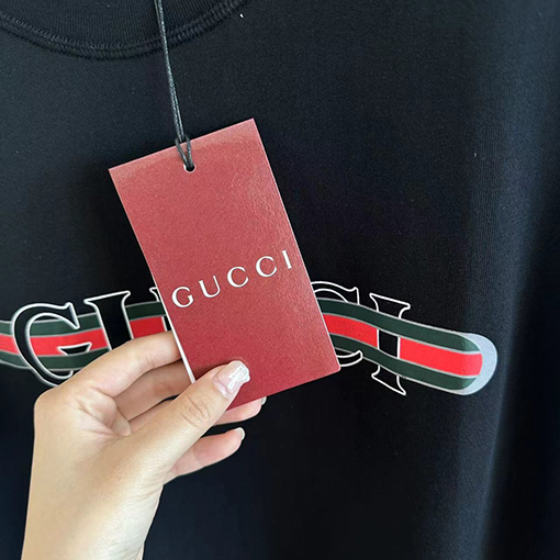 グッチスーパーコピー    プリントニット半袖Tシャツ