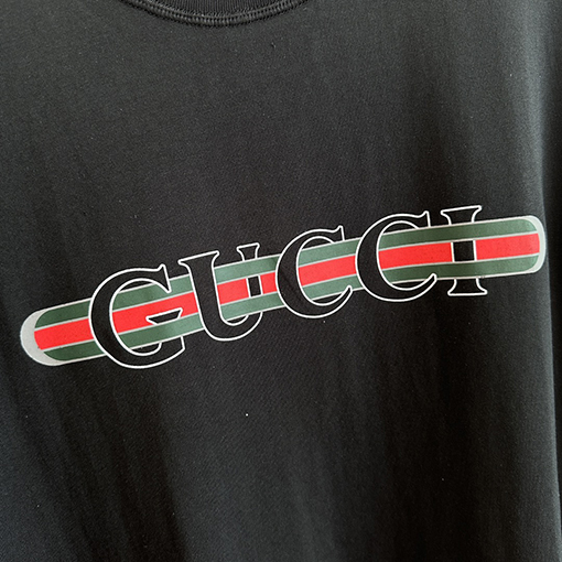 グッチスーパーコピー    プリントニット半袖Tシャツ