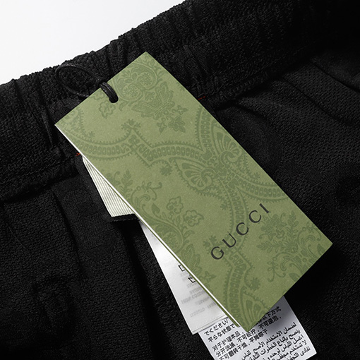 グッチ ロゴパターンキャンバスファッションショーツ