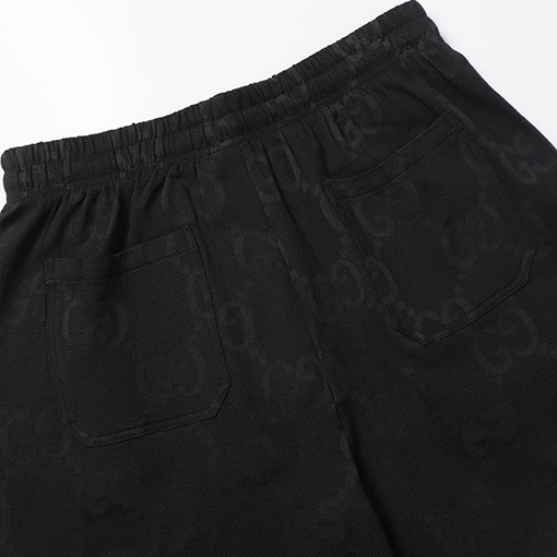 グッチ ロゴパターンキャンバスファッションショーツ