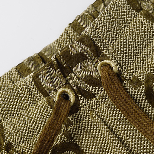 グッチ ロゴパターンキャンバスファッションショーツ