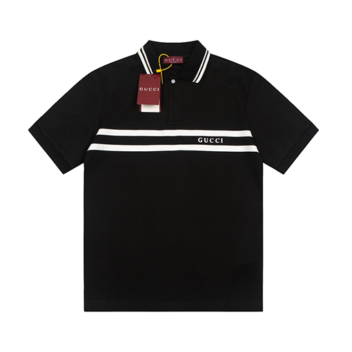 グッチ アルファベットポロシャツ半袖Tシャツ