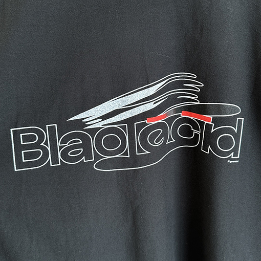 バレンシアガコピー   デザインロゴプリントクルーネック半袖Tシャツ