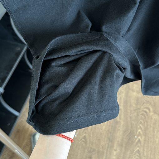 バレンシアガコピー   デザインロゴプリントクルーネック半袖Tシャツ