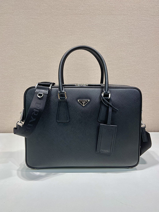 プラダ ダブルレイヤー ファッションブリーフケース