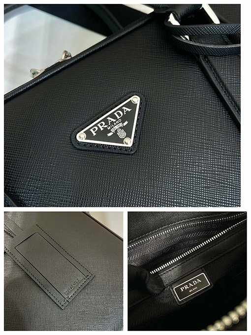 プラダ  ダブルレイヤー ファッションブリーフケース