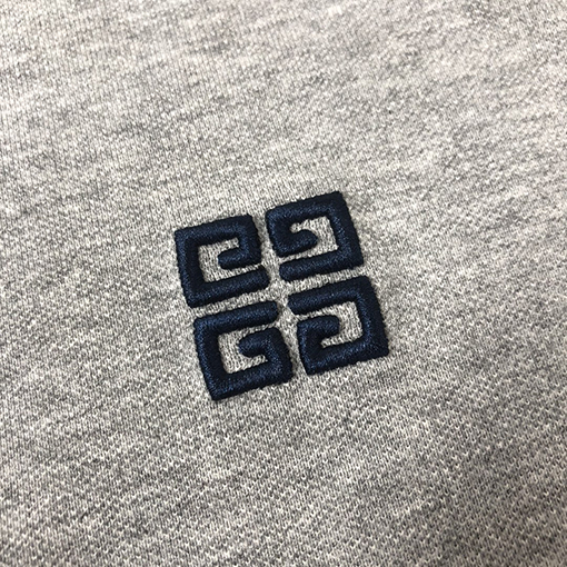 ジバンシイ 刺繍ロゴ半袖ポロシャツ