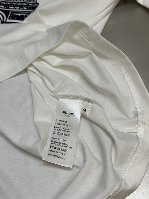 セリーヌ ファッションプリント半袖Tシャツ