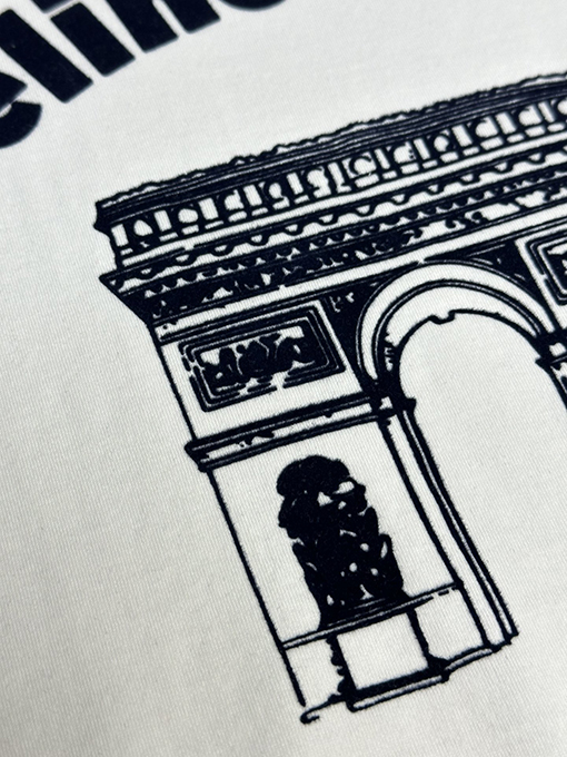 セリーヌ ファッションプリント半袖Tシャツ