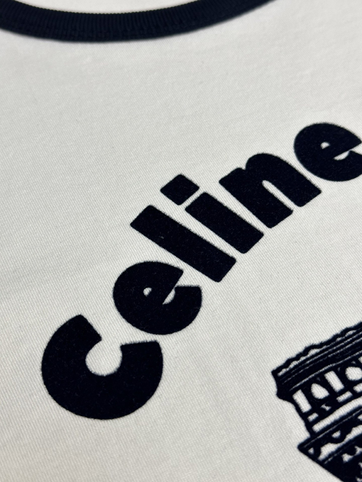 セリーヌ ファッションプリント半袖Tシャツ