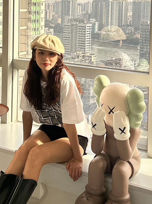 アレキサンダーワンスーパーコピー  リモコンのプリントフラワーファイル半袖Tシャツ
